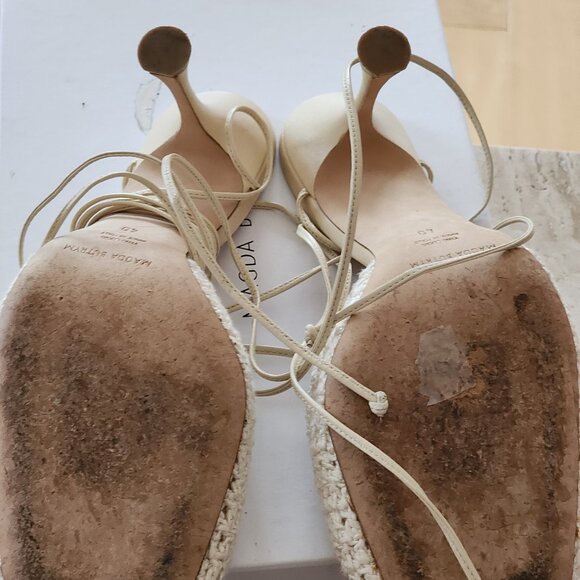 Magda Butrym Crochet Strappy Heels size 40 - Picture 8 of 9